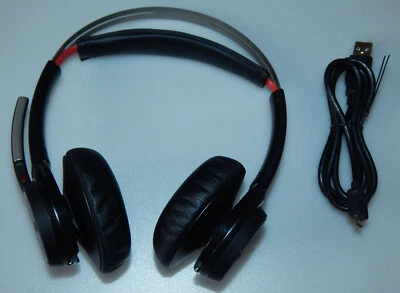 Plantronics Focus Wireless Stereo On-Ear Headset Bluetooth Geräuschunterdrückung - Bild 1 von 4