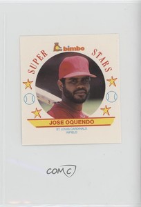 1989 Bimbo Super Stars Discs Square Jose Oquendo #5