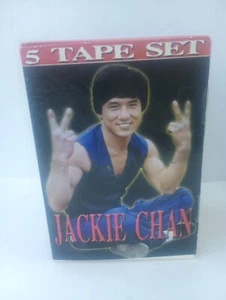 VHS Jackie Chan 5 Tape Box Set: Dragon Fist Simitar Kung Fu Martial arts.. - Picture 1 of 6