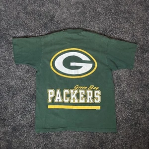 Vintage 90s Green Bay Packers T-shirt Large 22x26.5 Single Stitch 1997 - Picture 1 of 7