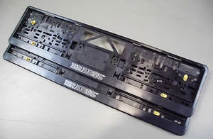 BRABUS Kennzeichenhalterung 1 Set = 2 Stück NEU - Afbeelding 1 van 2