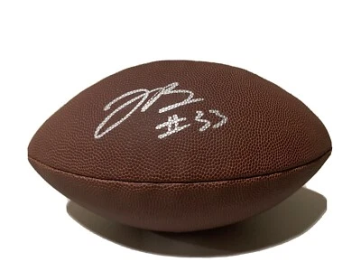 Lynn Bowden Signed Football Beckett - Image 1 of 4