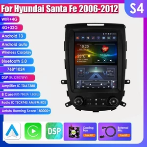 9.7"Autoradio GPS Navi Android 12 Wifi RDS DAB+ Für Hyundai Santa Fe 2 2006-2012 - Bild 1 von 24