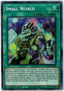 *** SMALL WORLD *** PRIMSATIC SECRET RARE 1ST EDITION MP22-EN225 YUGIOH! - Picture 1 of 1