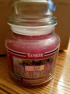 Rare Yankee Candle Lavender Black Band 14.5 oz Housewarmer Retired New Unused B