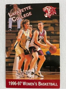 CBK Lafayette College Leopards 1996-97 Women’s Basketball Schedule Card - Picture 1 of 2