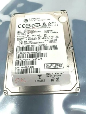 Hitachi Travelstar 120GB 2.5" SATA 5400 RPM Hard Drive LOT of 20 HDD - Image 1 of 4