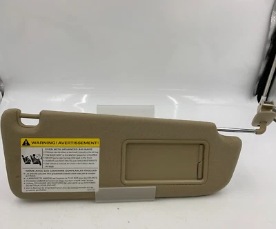 2005-2011 Audi A6 Passenger Sun Visor Brown Illuminated OEM E02B20067 - Image 1 of 4