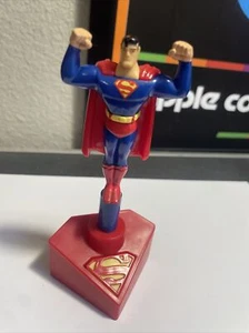 Vintage 2 1997 * SUPERMAN * Burger King Kids Meal Toy Pop Up|Solid Figurine - Picture 1 of 5