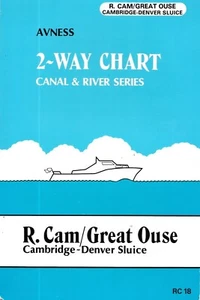 Avness 2-Way Chart Canal & River Series - River Cam/Great Ouse Cambridge-Denver - Imagen 1 de 3