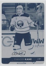 2017-18 Upper Deck Printing Plate Cyan 1/1 Evander Kane #274 a3q