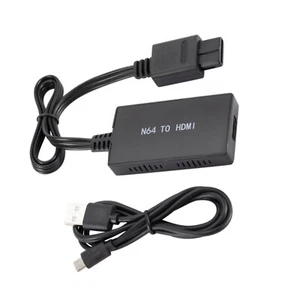N64 To HDMI Converter Adapter HD Cable For Nintendo Gamecube NES SNES N64 Series - Picture 1 of 12