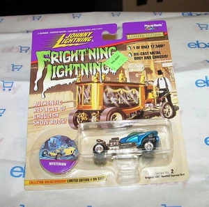 ⚡Johnny Lightning 1996👽MYSTERION Metallic Lt Blue⭐Fright'ning Lightnings #2 - Imagen 1 de 5