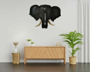 Heim Dekor Handgemacht Wandbehang Prunkstück Große Größe Elefant Statue