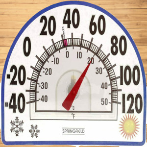Springfield Four Seasons Static Unique cling design Thermometer