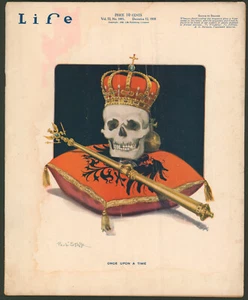 Life Magazine December 12 1918 WWI Germans Defeated~Skull Cover Art ~Gibson - Picture 1 of 6