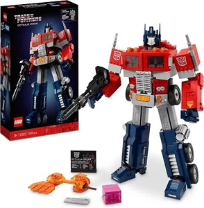 LEGO 10302 Icons Optimus Prime Set, 2in1 Roboter-Figur und LKW-Modell - Bild 1 von 4