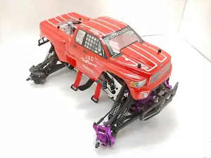 *SUPER CUSTOM* UPGRADED HPI SAVAGE ELECTRIC-CONVERTED 1/8 MONSTER TRUCK SLIDER - Picture 1 of 14