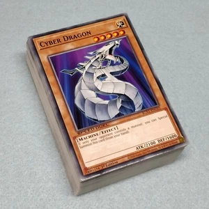Mazo de 66 cartas Yugioh GX Zane Truesdale Cyber End Dragon Cyberdark Fusion casi nuevo - Imagen 1 de 4