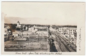 SUPER SELTENE ECHTFOTO POSTKARTE - YAKIMA WA Washington State ca 1906 RPPC - Bild 1 von 2