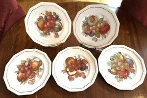 Vtg Set of 5 Rosenthal Selb-Bavaria 7-3/4" "MARIA" Fruit Plates Selb Germany NEW - Picture 1 of 8