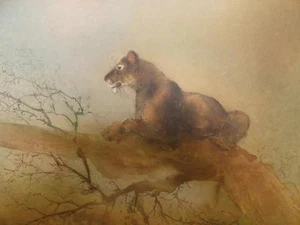 " Löwin " Eine Original Radierung mit Aquatinta - Bild 1 von 4