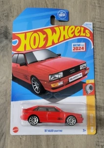 '87 Audi Quattro Hot Wheels New Models 2024 * Red * NIP 1:64 Scale - Picture 1 of 1