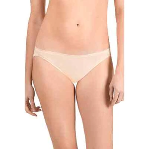 NEW Natori Bliss Essence Bikinis Set of 3 Beige / Gray Women's Large - Picture 1 of 8