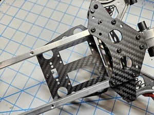 Vintage Kyosho Assault - 10-piece Carbon Fiber Upgrade Kit RC - Picture 1 of 6
