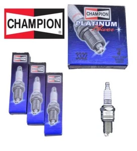 *NEW* Set of 4 Champion Spark Plugs Platinum Power 3322 - Picture 1 of 1