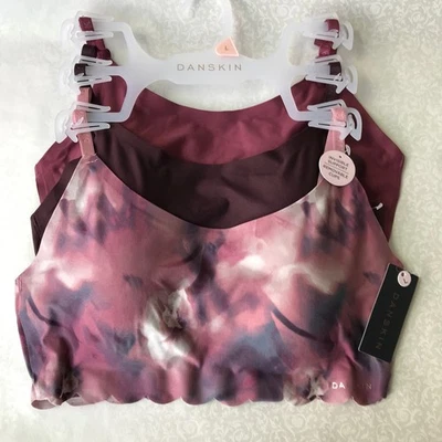 Danskin Sujetador Soporte Invisible, Juego de 3 Tazas Extraíbles Talla: L Foto 1 de 4