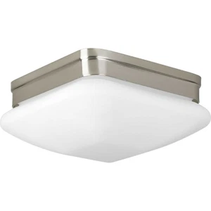 Progress Lighting P3549 Appeal 2 Light Flush Mount Ceiling - Nickel - Picture 1 of 8