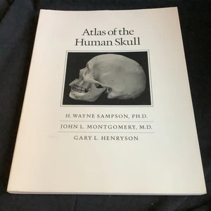 Atlas of the Human Skull by H. Wayne Sampson (1991 Trade Paperback) - LIKE NEW!! - Picture 1 of 8