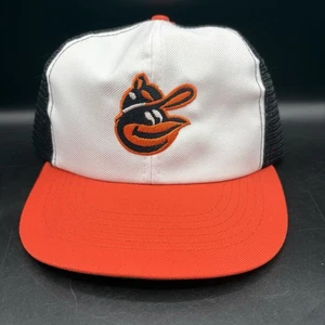Vintage MLB Baltimore Orioles Snapback Trucker Mütze, bestickt NEU - Bild 1 von 7