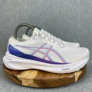 Asics Gel-Kayano 30 Shoes Womens Size 7 White Sneakers Running Athletic Jogging - Picture 1 of 10
