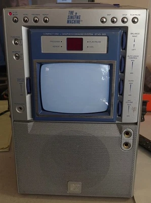MTV The Singing Machine (2003) VTG CD+Graphics Karaoke System #STVG-503 No Mics - Image 1 of 4