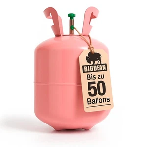 Ballongas Helium Balloon Gas für bis zu 50 Luftballons Helium Gasflasche XXL - Bild 1 von 7