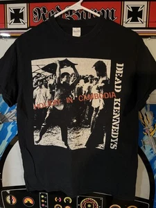 Vintage Original Dead Kennedys Punk Band Holiday In Cambodia T-Shirt Mens Med. - Picture 1 of 6