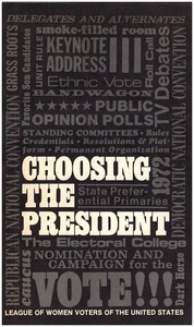 Choosing the President (League of Women Voters, 1972) - Picture 1 of 2