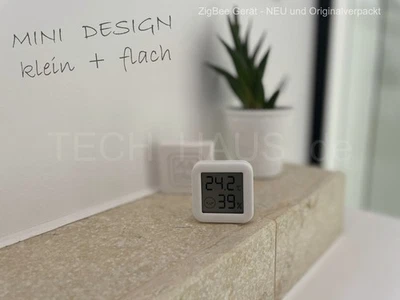 NEU Zigbee Temperatur & Feuchtigkeit mit Display MINI - Bild 1 von 4