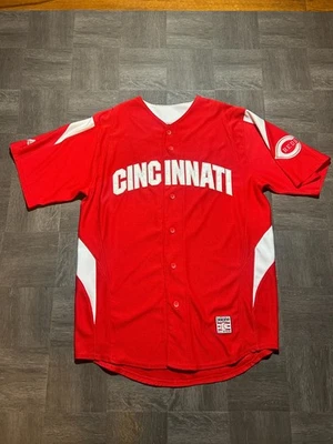 Vintage Cooperstown Cincinnati Reds Bench 5 Jersey Baseball Hall of Fame Size L - Image 1 of 4