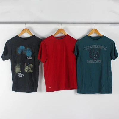 Lot of 3 Multiple Brands Boy's Size Small T-Shirts Yellowstone Red - Image 1 of 4