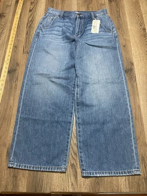 Jeans Level 99, para mujer talla 28, azul, denim, Bella corte recto nuevos con etiquetas Foto 1 de 4