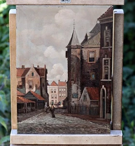 Johann Herman Joseph Lamers (1814–1847) – 19th Century Dutch Street Scene,... - Imagen 1 de 8
