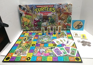 VTG 1987 Teenage Mutant Ninja Turtles Pizza Power Board Game Incomplete - Picture 1 of 17