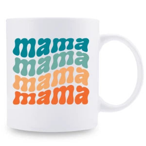 Taza Ombre Retro 11oz con Lindas Palabras Coloridas "MAMÁ" - Regalo Perfecto para Madre - Imagen 1 de 15