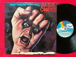 ALICE COOPER~RASIE YOUR FIST AND YELL LP (1989) ORIG PRESS MCA 42091 STEREO - Picture 1 of 2