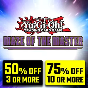 YUGIOH! MAZE OF THE MASTER - RARE / SUPER RARE SINGLE CARDS - MZTM - BRAND NEW - Picture 1 of 92