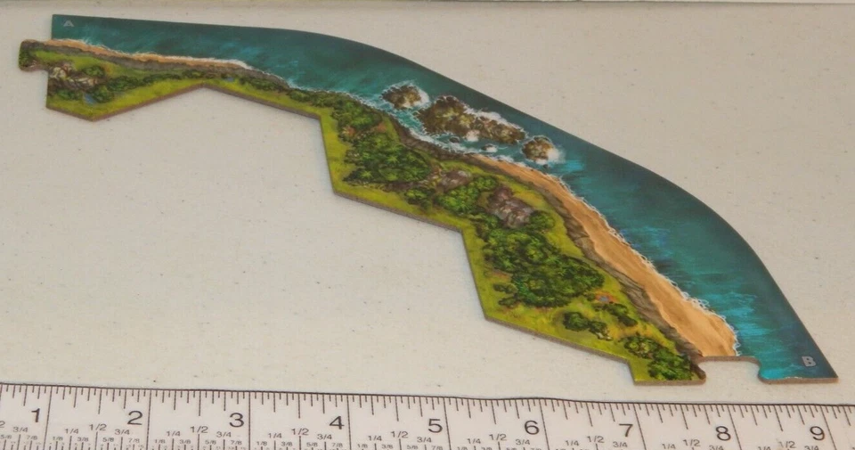 2018 Jurassic Park Danger Adventure Strategy Game A B Board Part Only - Image 1 of 1