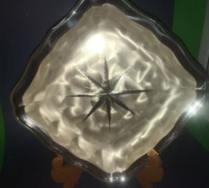 VINTAGE WMF Ikora Fuß Tablett 10" quadratisch Art-Deco Bauhaus Design - Bild 1 von 5